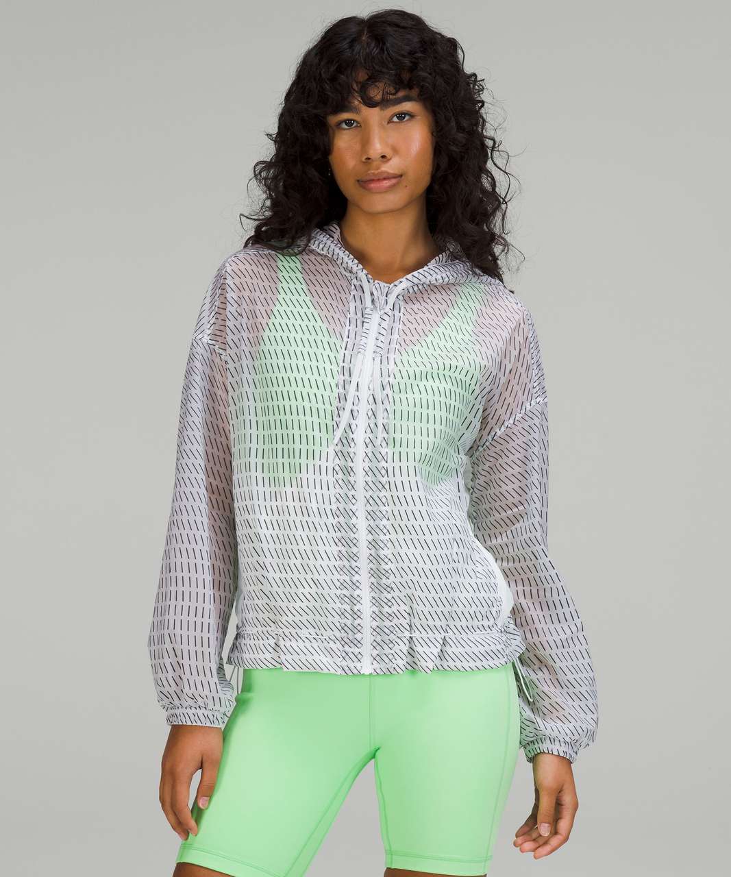 Lululemon Mesh on Mesh Jacket - Black - lulu fanatics