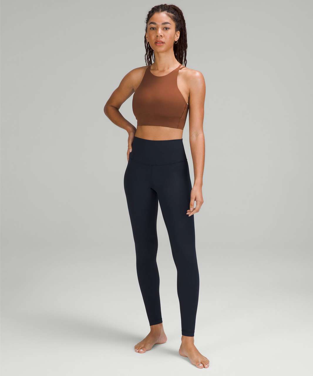 Chambray Align Tank (6) and Melanite Aligns 28” (4). This is love. 💙 : r/ lululemon