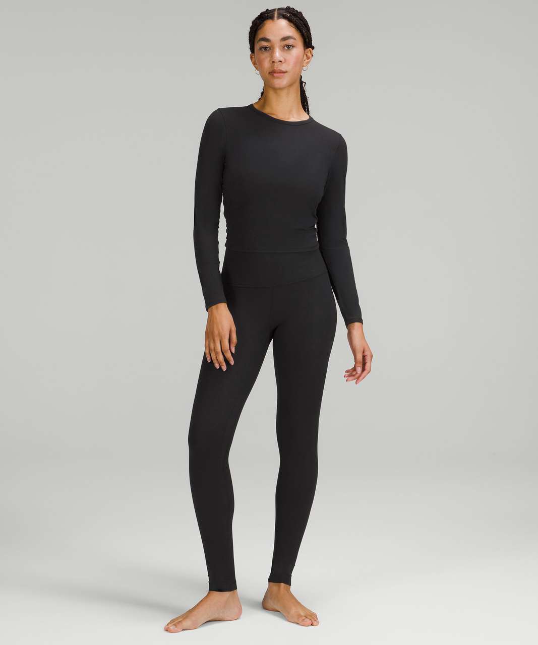 Lululemon Align Ribbed High-Rise Pant 28" - Black