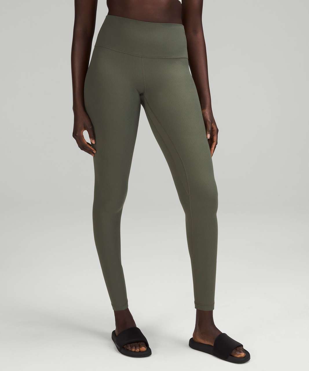 Lululemon lululemon Align™ Ribbed High-Rise Pant 28 - Army Green - lulu  fanatics