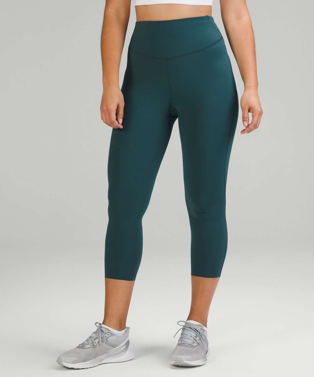 Lululemon Base Pace High-Rise Crop 23" - Green Jasper