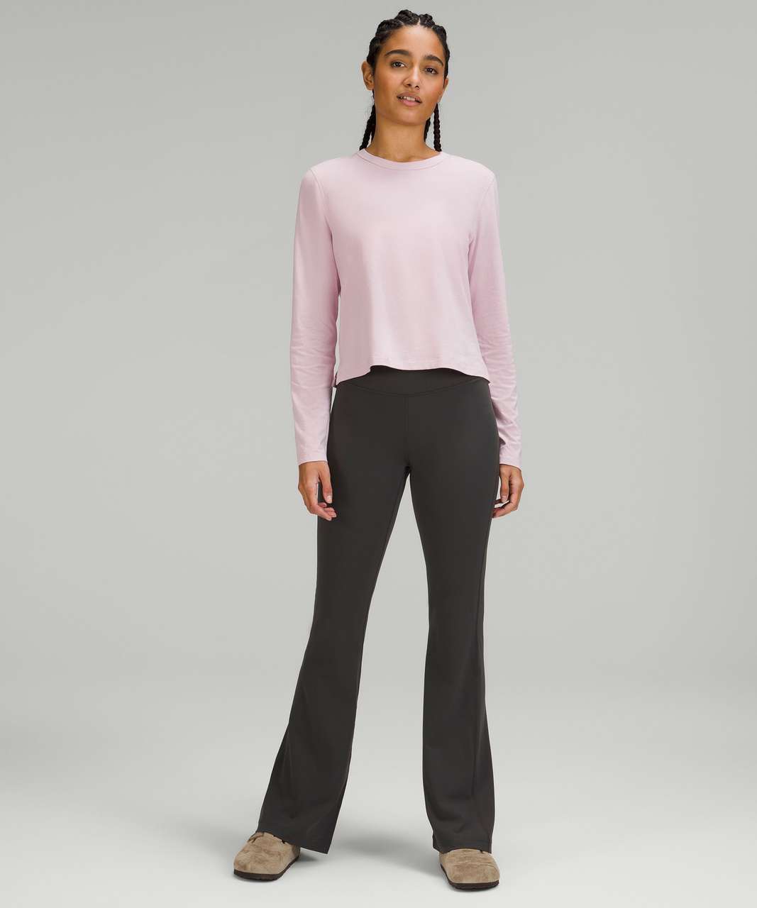 Lululemon La Tight-to-body Ruched Long Sleeve Shirt - Pink