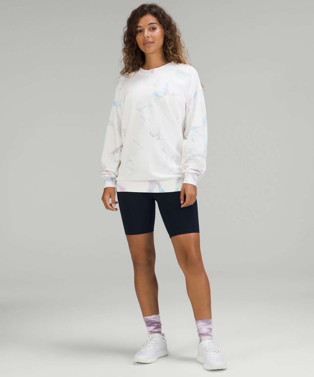 Lululemon Limited Edition Perfectly Oversized Crew - Multicolour Geo Wash Multi