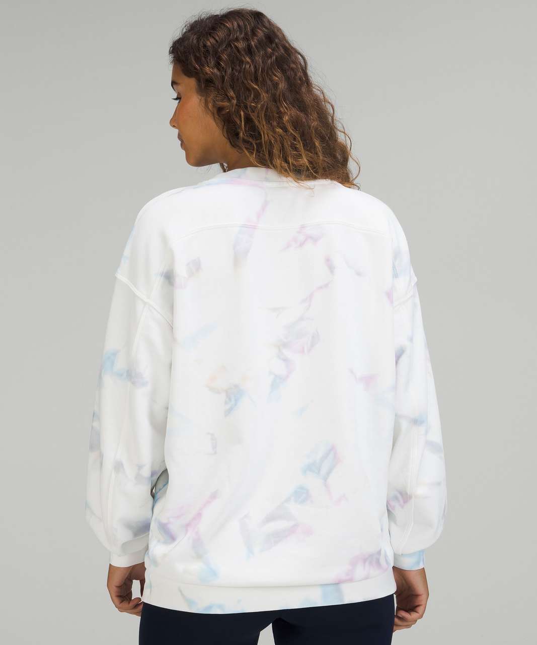 Lululemon Limited Edition Perfectly Oversized Crew - Multicolour Geo Wash Multi