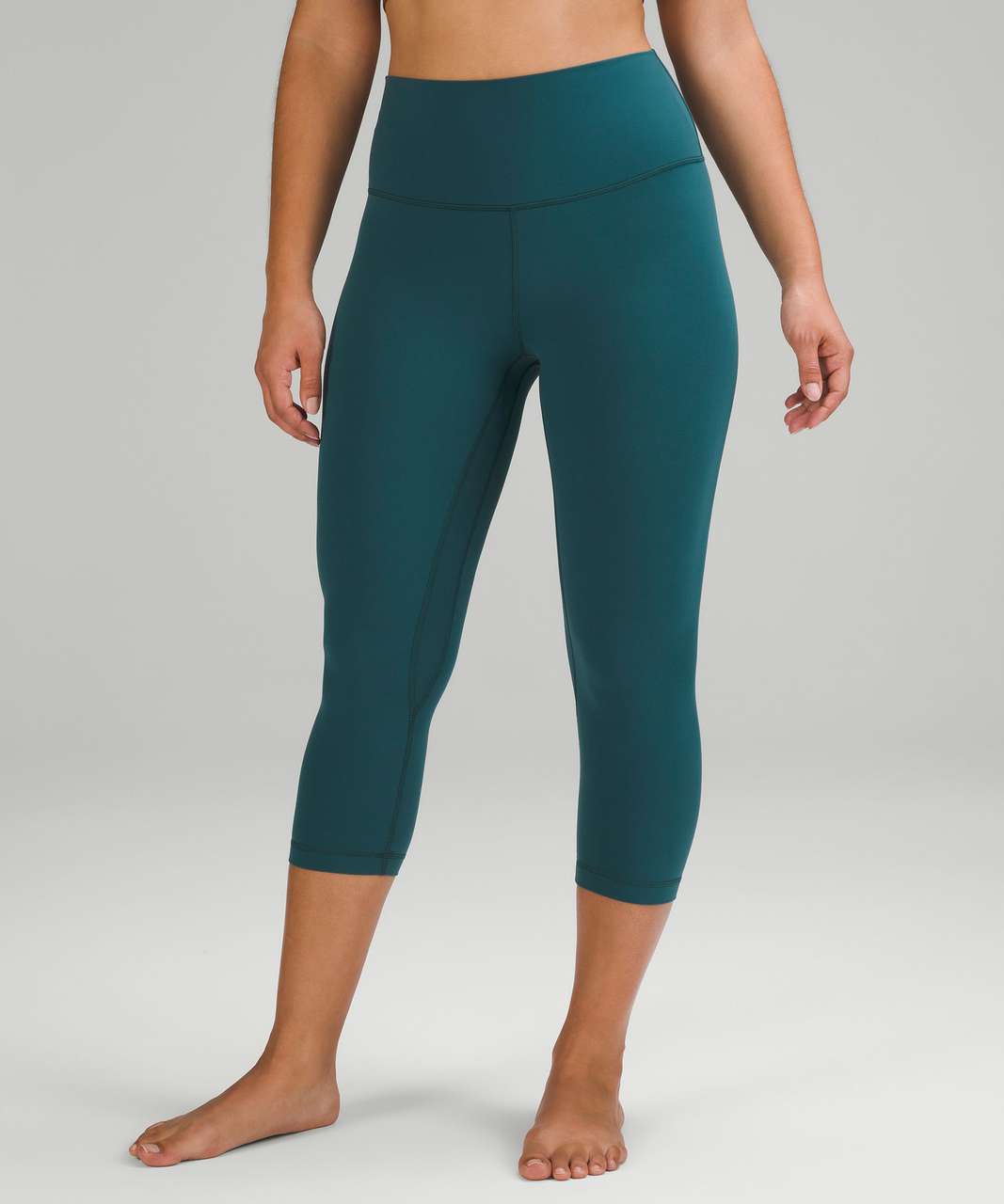 Lululemon Align High-Rise Crop 21" - Green Jasper