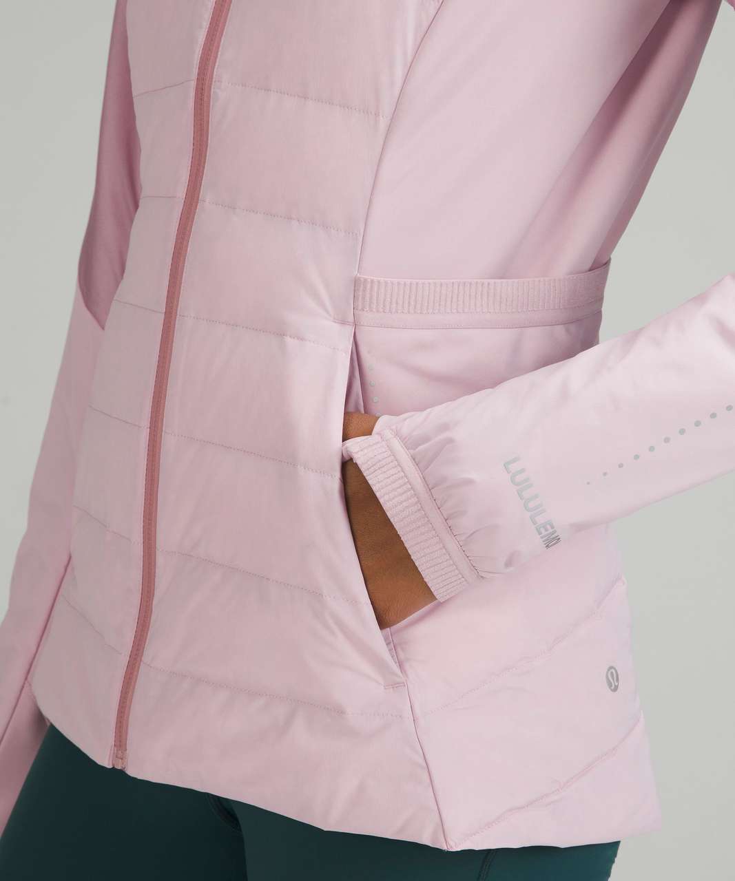 NEW LULULEMON Down For It All Jacket 10 12 Porcelain Pink 700