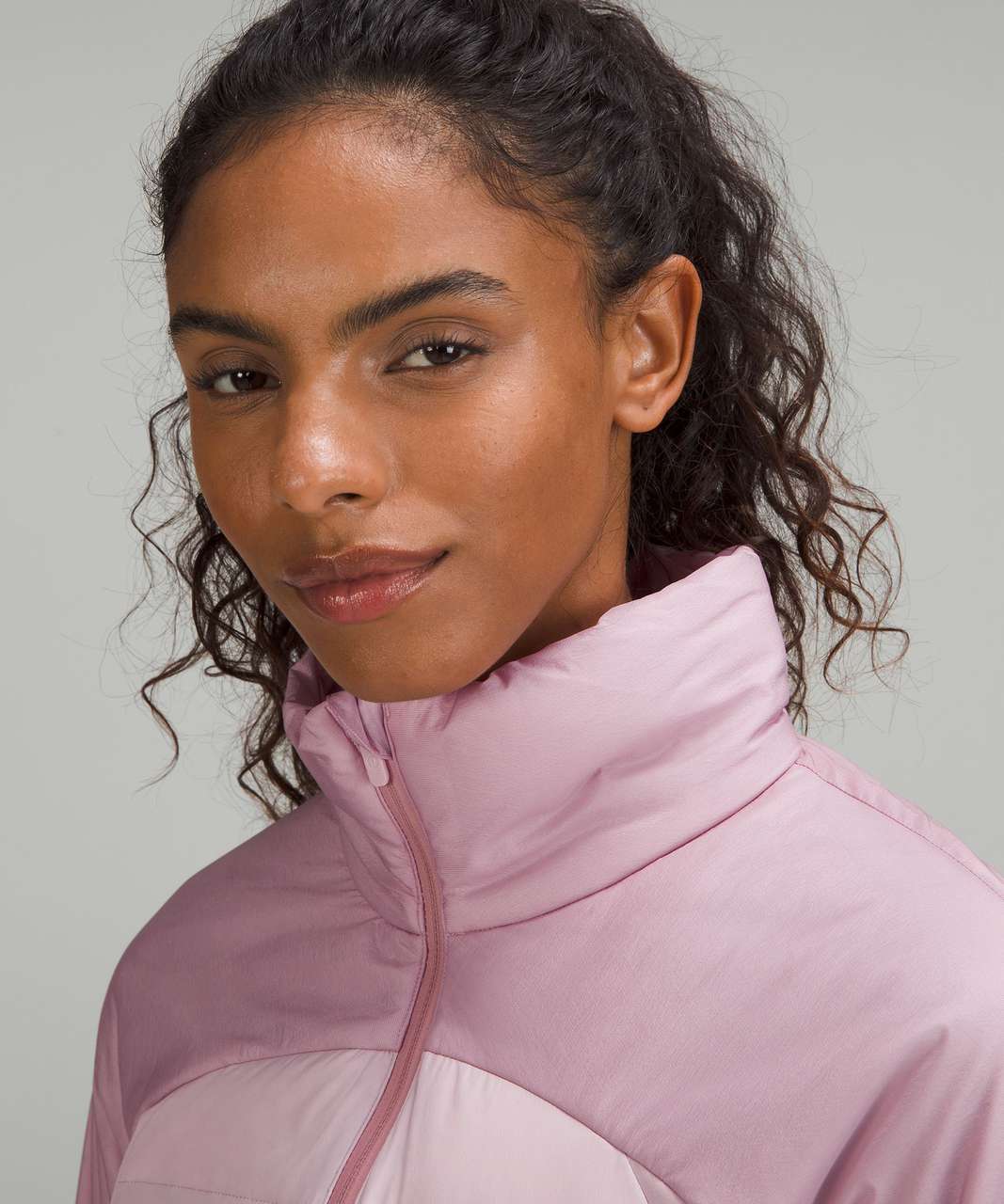 Lululemon Down for It All Jacket - Pink Mist - lulu fanatics