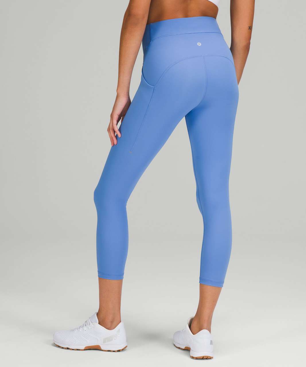 Lululemon Power Thru High-Rise Crop 23 - True Navy - lulu fanatics