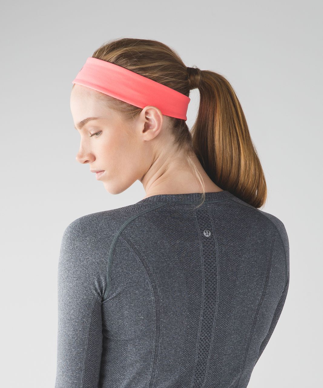 Lululemon Fly Away Tamer Headband II - Grapefruit