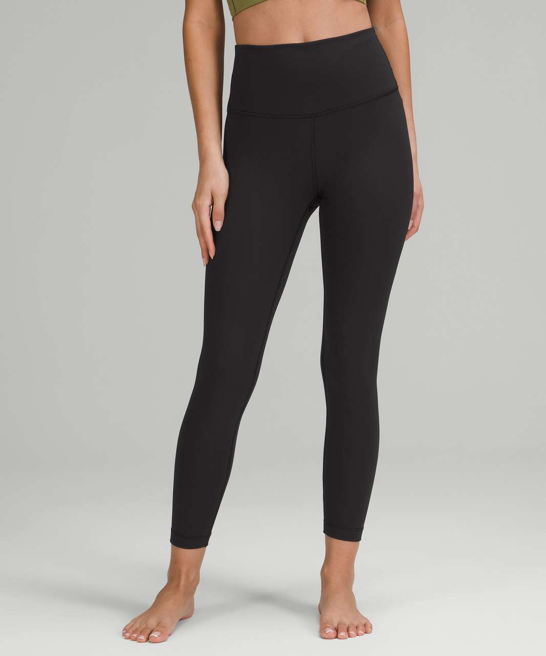 Lululemon Wunder Under High-Rise Tight 25" *Ribbed Fabric - Black