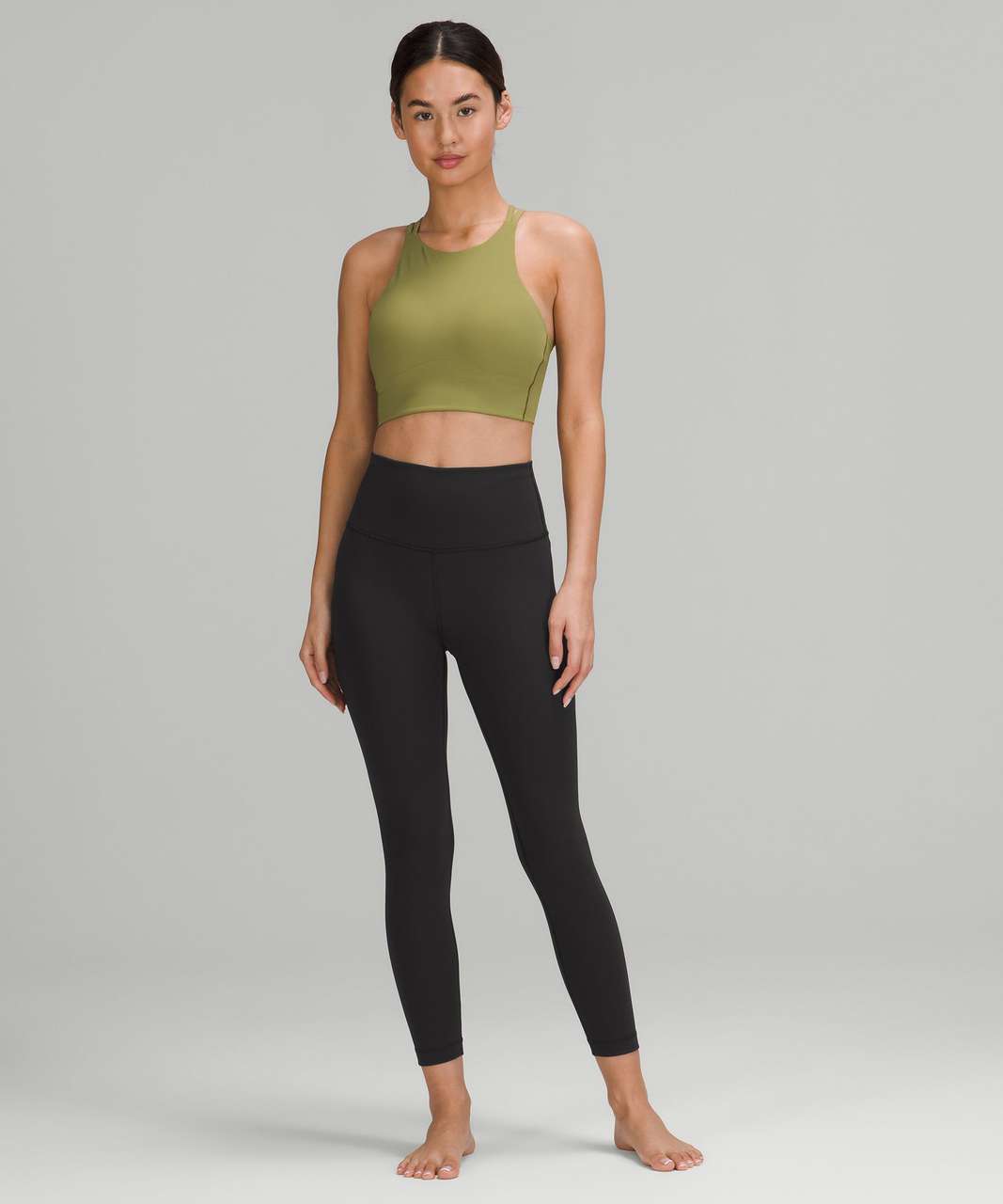 Lululemon Wunder Under High-Rise Tight 25" *Ribbed Fabric - Black