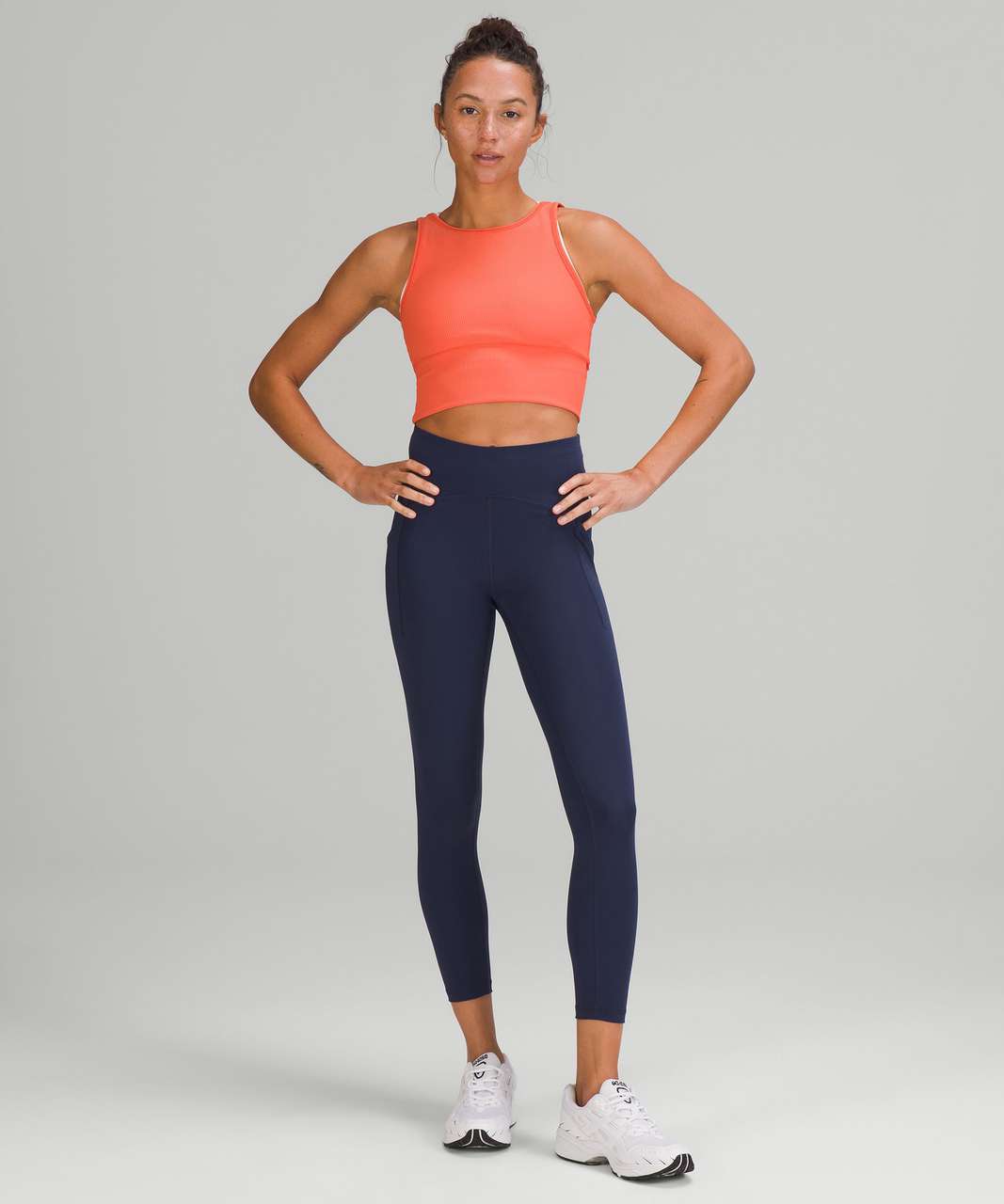 Lululemon Power Thru High-Rise Tight 25 - Night Sea - lulu fanatics