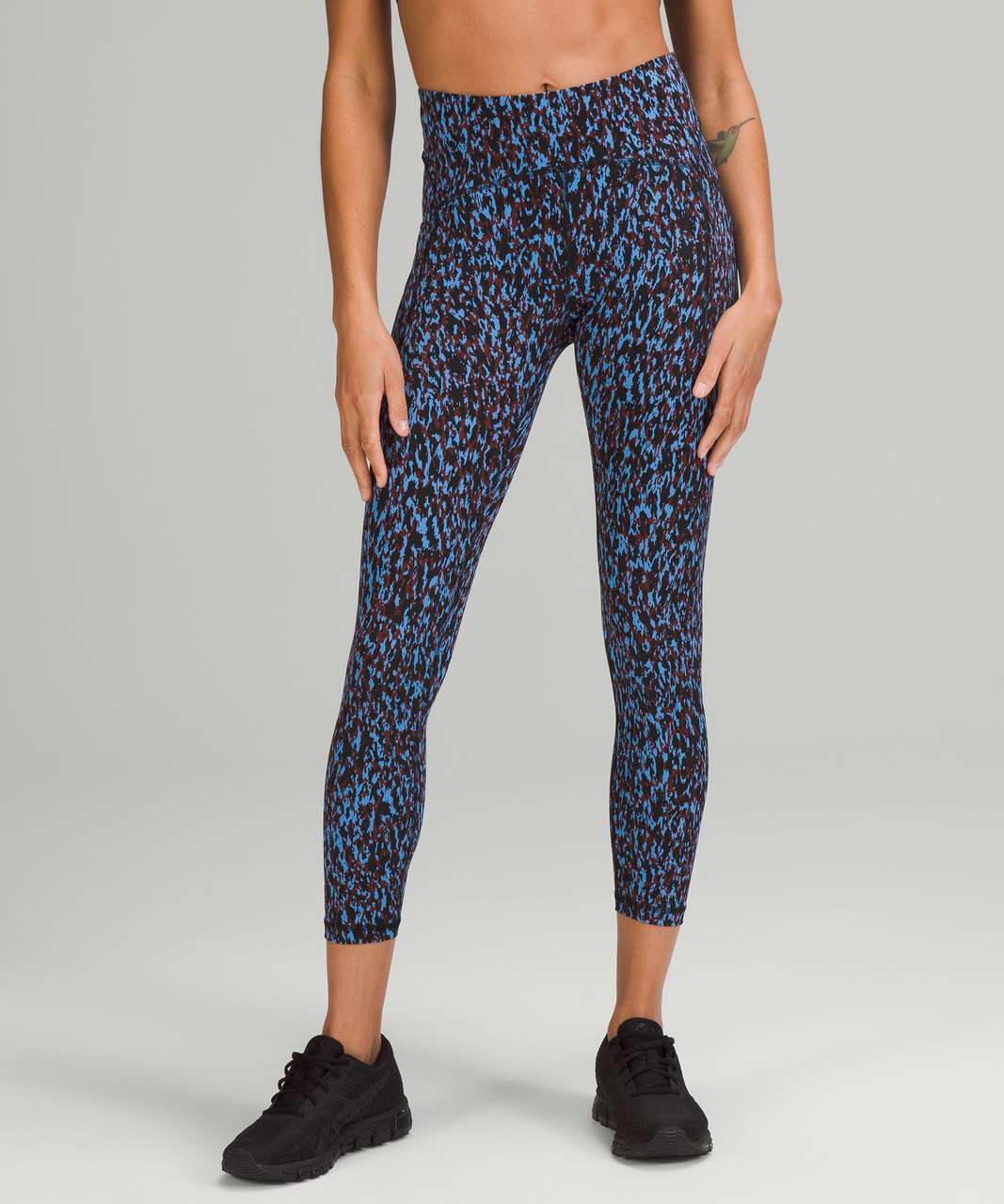 lululemon athletica, Pants & Jumpsuits, Lululemon Leopard Print Crop  Leggings