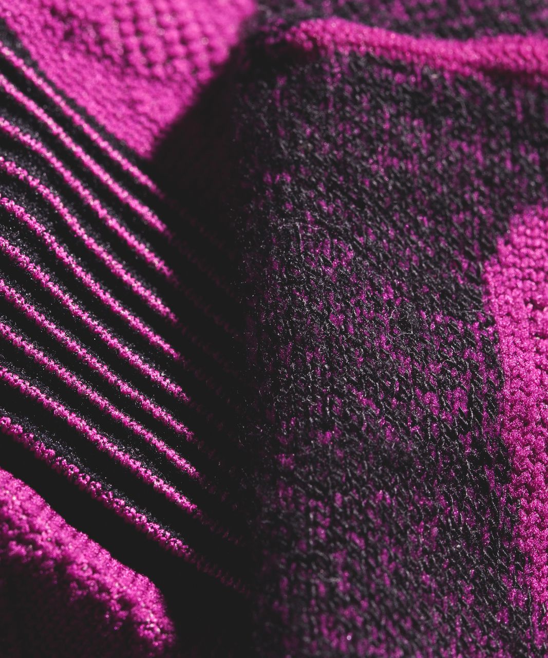 Lululemon High Speed Sock (Silver) - Deep Fuschia / Ripened Raspberry / Black