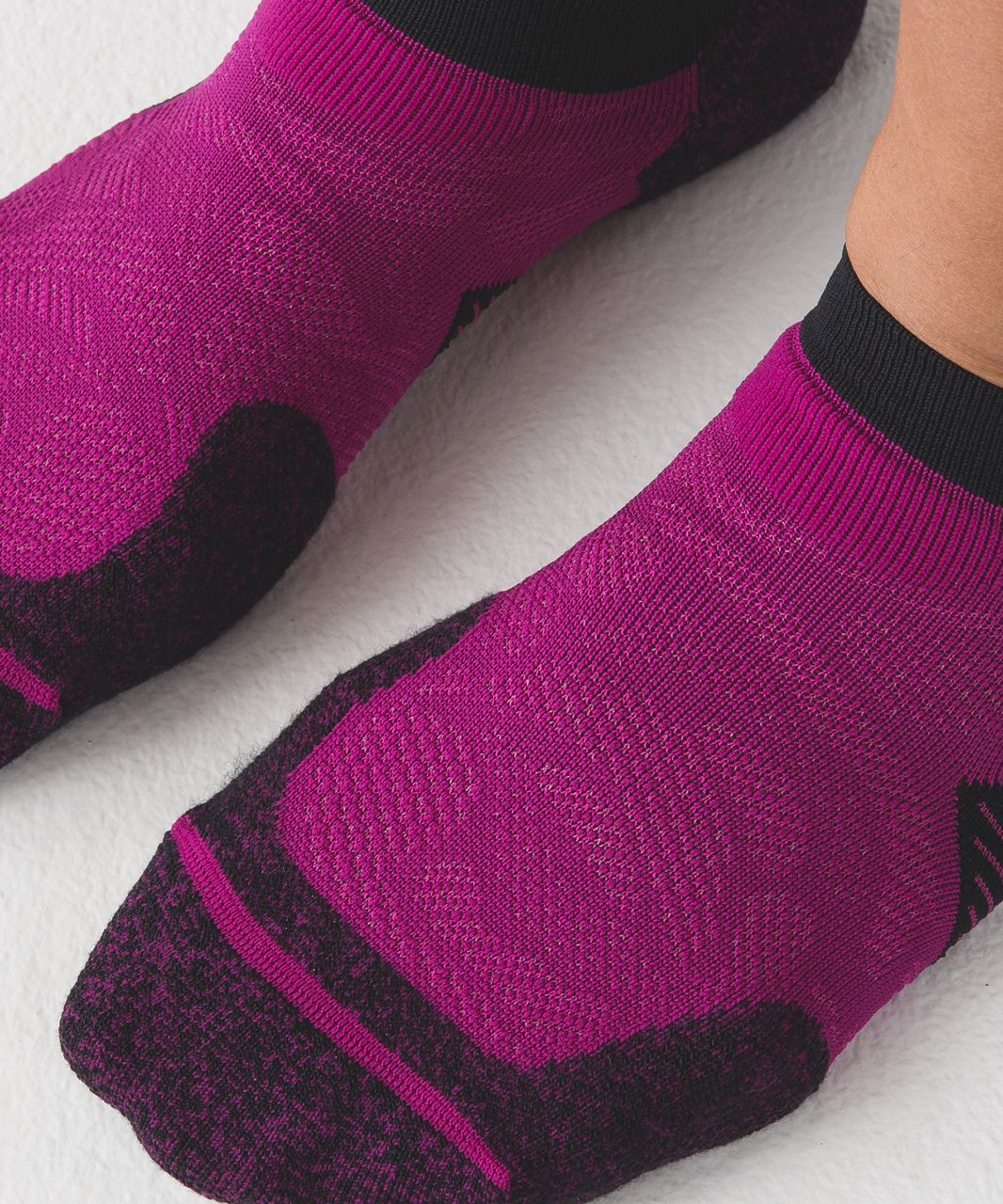 Lululemon High Speed Sock (Silver) - Deep Fuschia / Ripened Raspberry ...