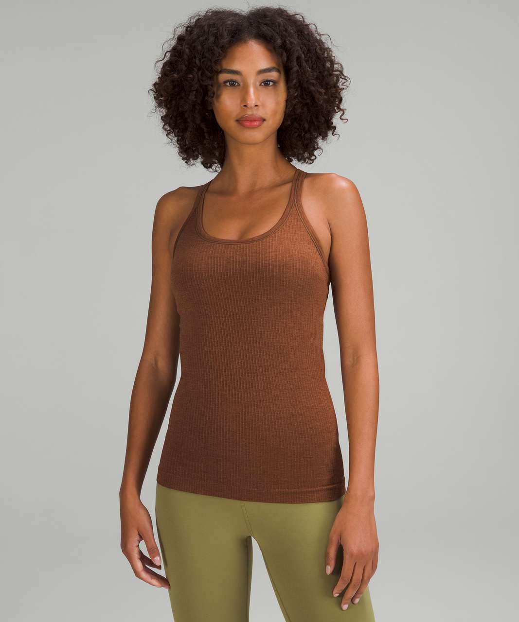 Lululemon Ebb to Street Tank Top - Roasted Brown