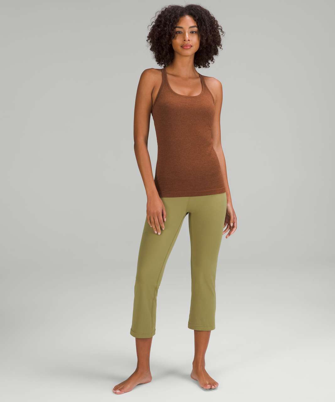 Lululemon Ebb to Street Tank Top - Roasted Brown