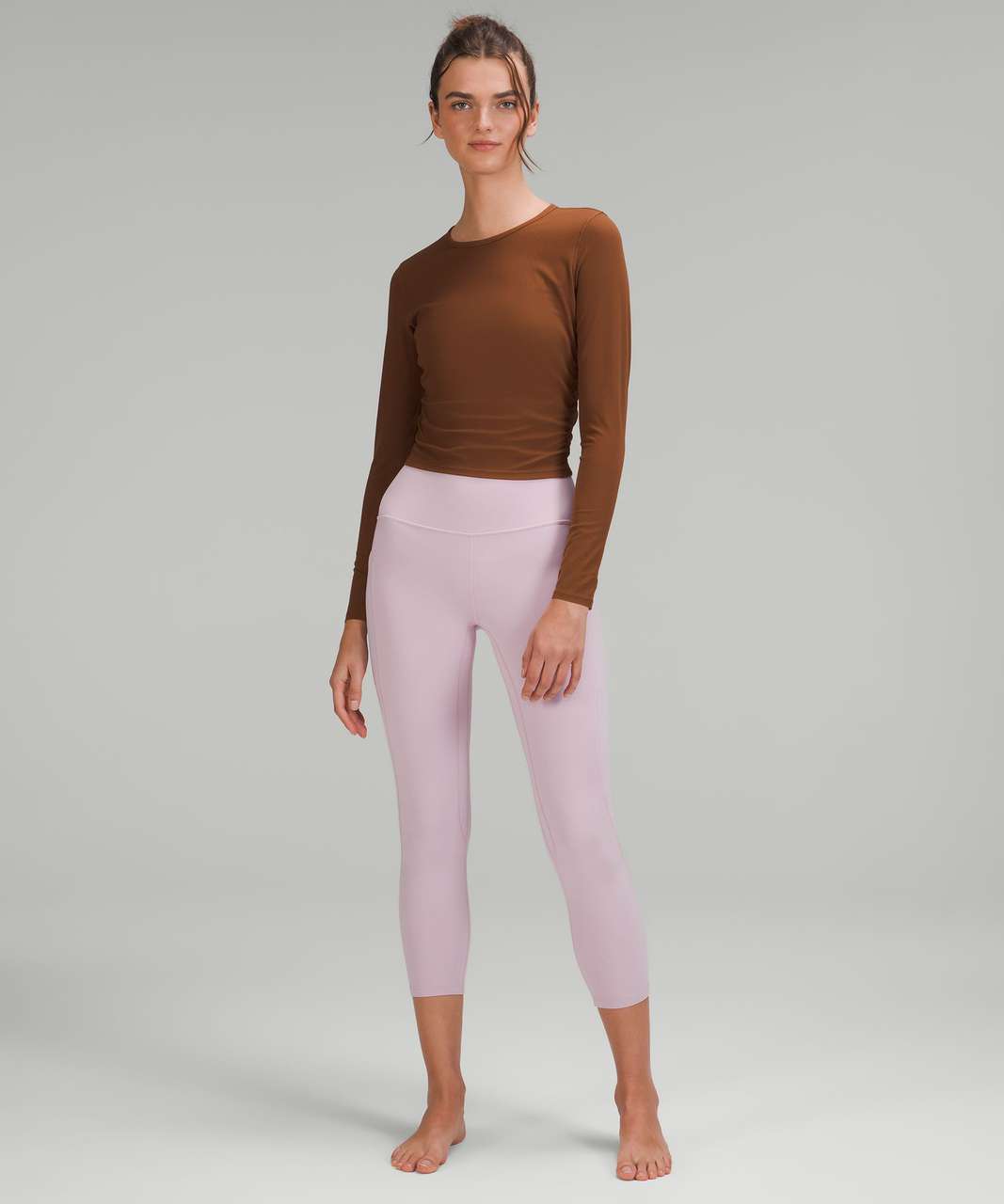 Lululemon Align High-Rise Crop 17 Pink Lychee Size 6 - $66 - From Lizanne
