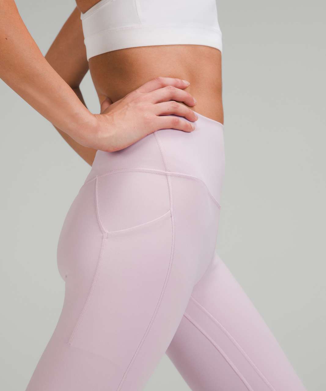 Lululemon Align High-Rise Crop 23 - Sonic Pink - lulu fanatics