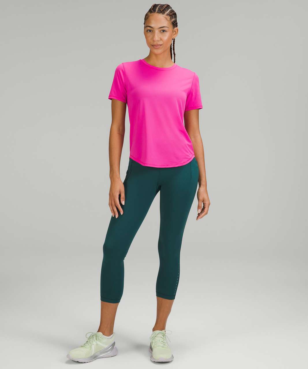 My WMTM find from a few months back, sonic pink high neck align tank. I  much prefer the high neck over the original style, so flattering. :  r/lululemon