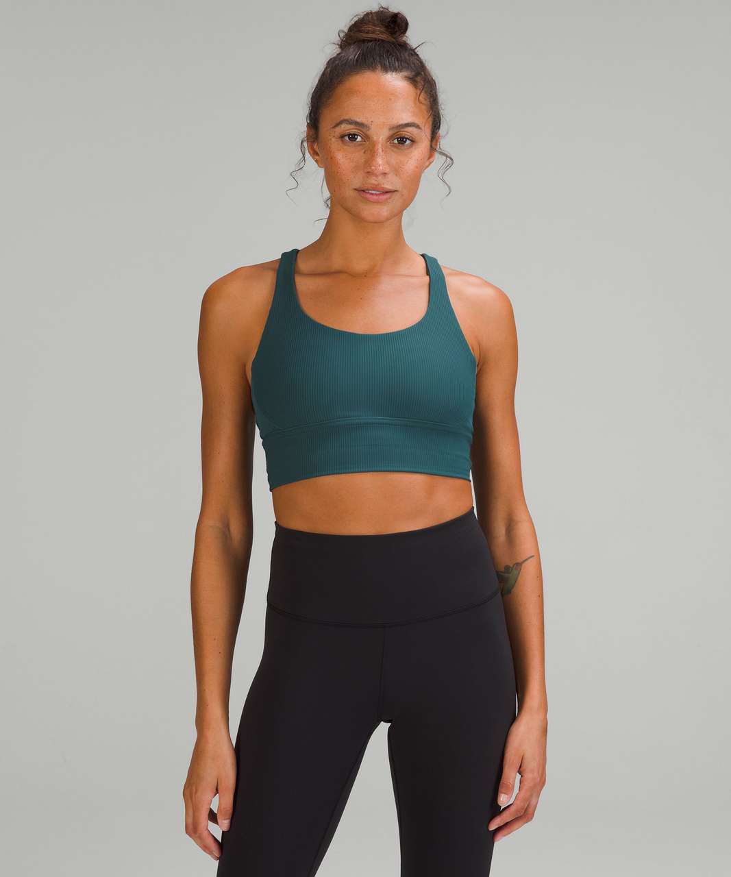 Lululemon Energy Longline Bra Ribbed Luxtreme *Medium Support, B–D