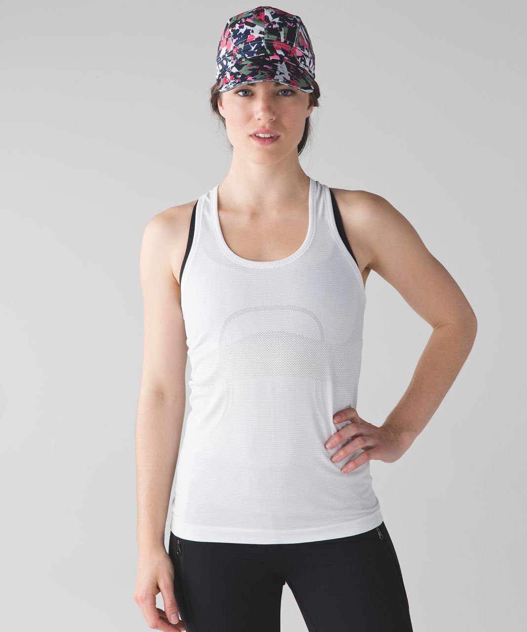 Lululemon Race To Place Run Hat 2.0 - Mini Pop Cut Boom Juice Multi / Hero Blue