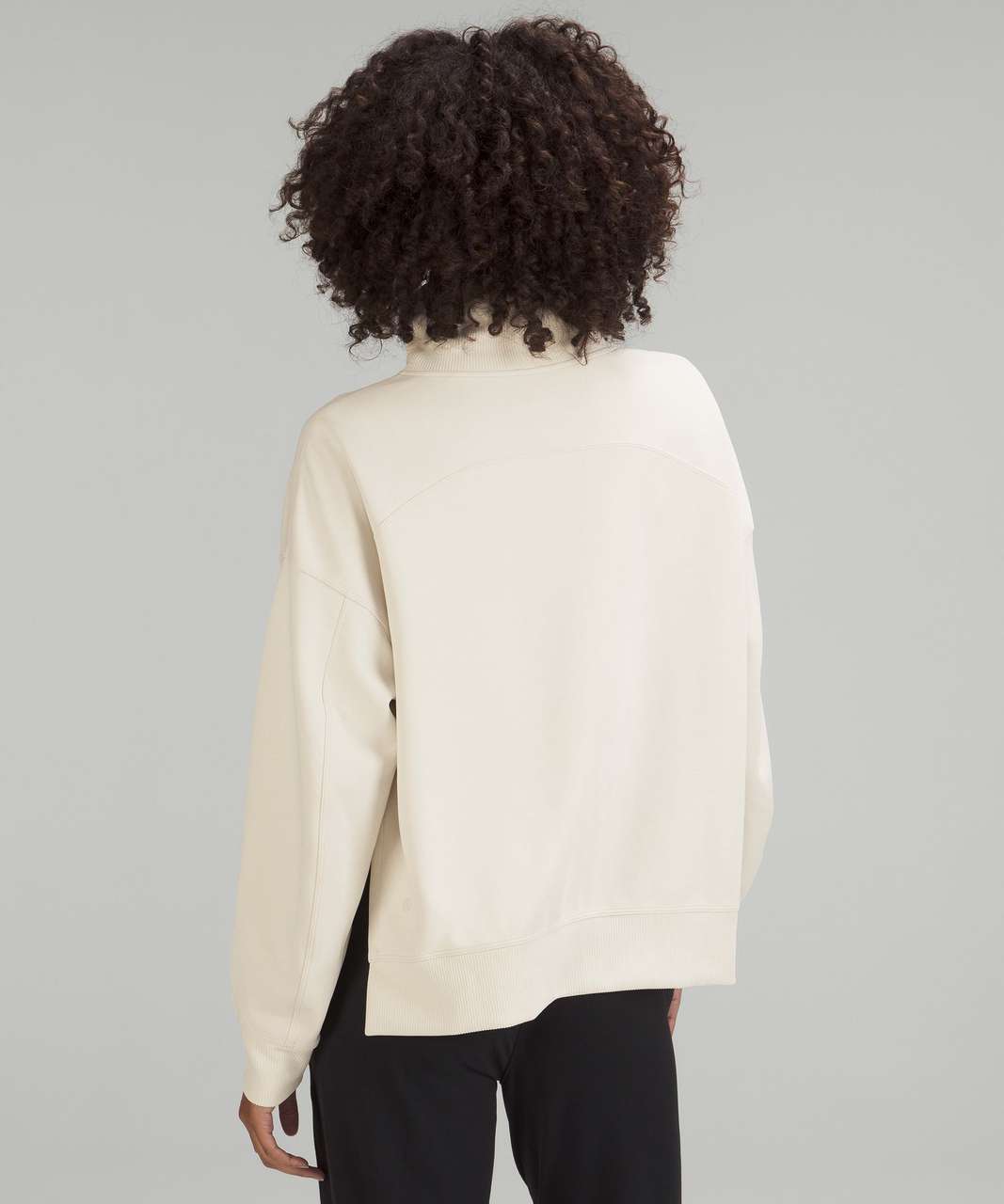 Lululemon Softstreme Turtleneck Pullover - White Opal