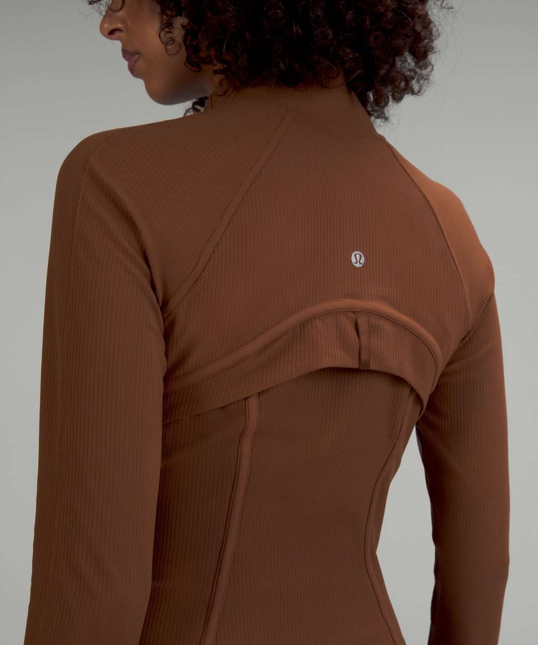 Lululemon Ribbed Nulu Cropped Define Jacket - Roasted Brown - lulu