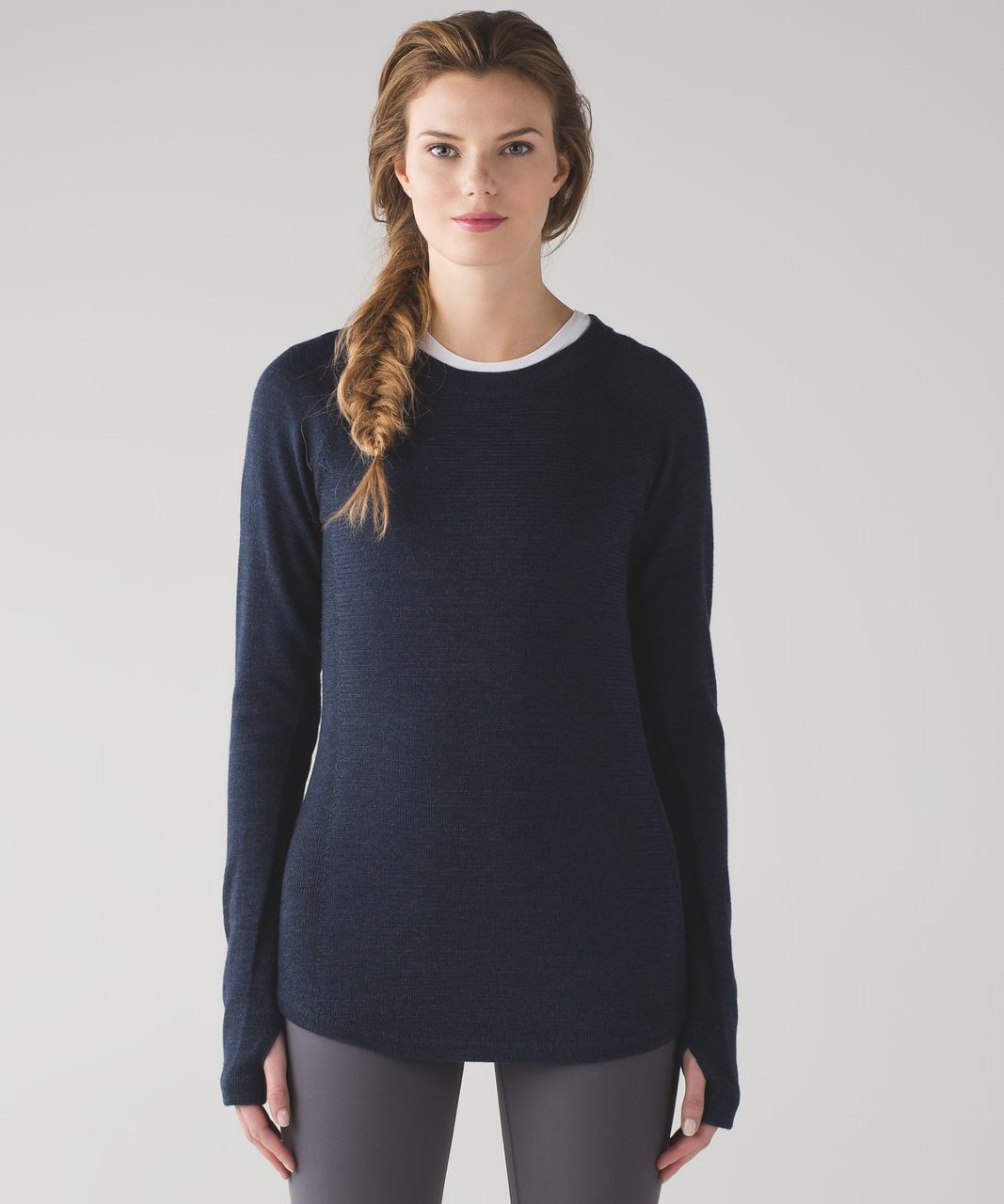 Lululemon Sit In Lotus Sweater - Heathered Inkwell