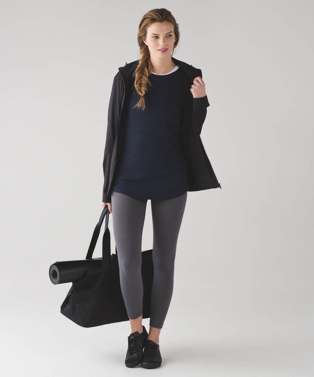 Lululemon Sit In Lotus Sweater - Heathered Inkwell