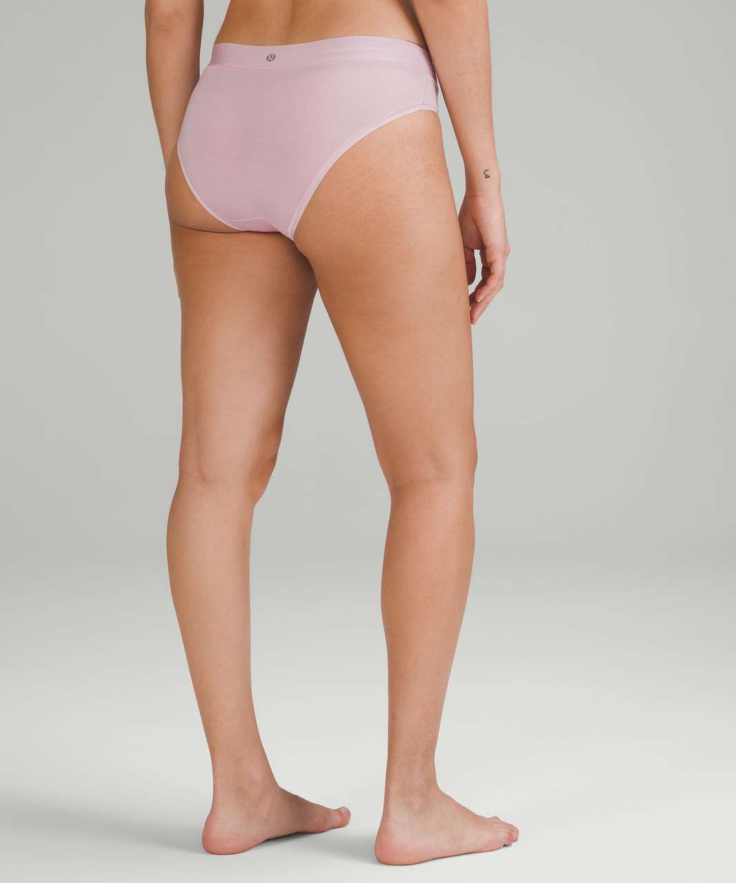 Lululemon UnderEase Mid-Rise Bikini Underwear 3 Pack - Gull Grey / Pink Peony / Cayenne