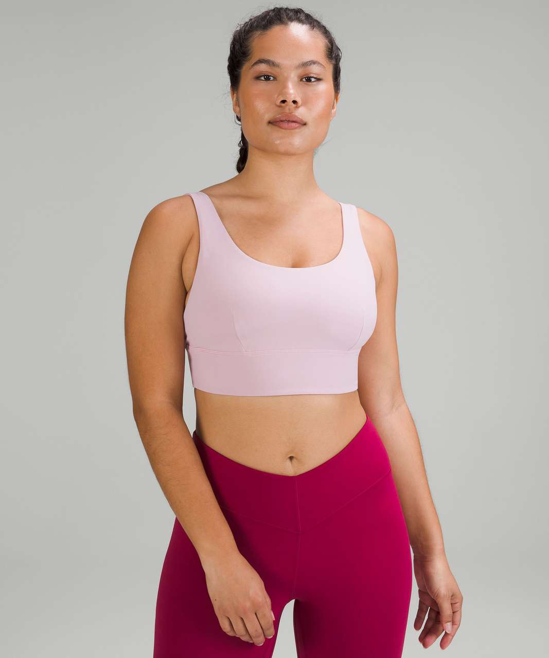 Pink Peony Align V-Neck Bra (8) and Dance Studio Pant (8) : r/lululemon