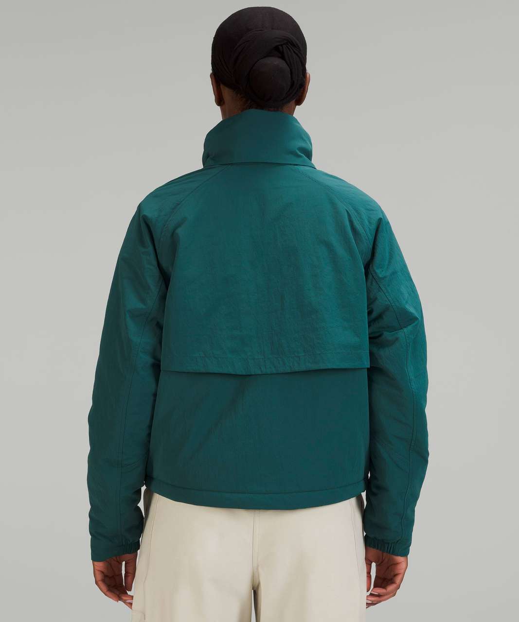 Lululemon Cinchable Fleece Zip-Up - Green Jasper - lulu fanatics