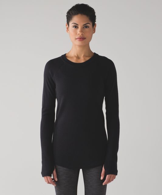 Lululemon Sit In Lotus Sweater - Heathered Inkwell - lulu fanatics