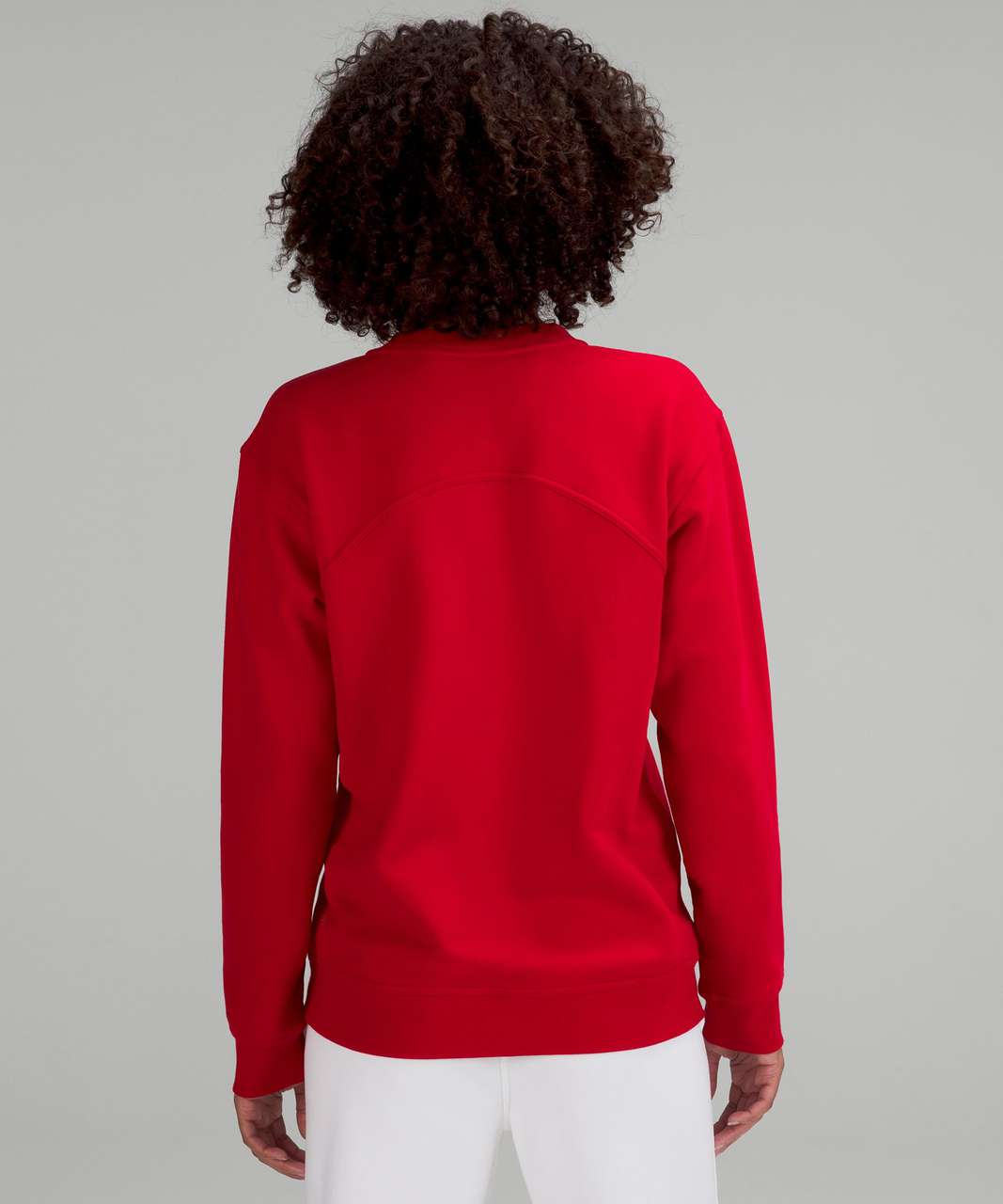 Lululemon All Yours Crew *Fleece - Dark Red