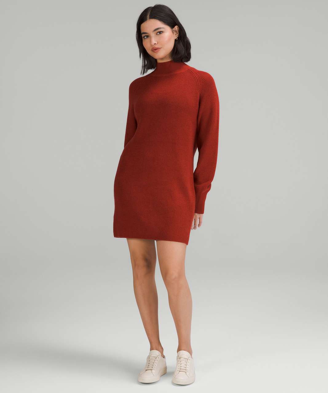 Lululemon Merino Wool-Blend Knit Dress - Cayenne - lulu fanatics