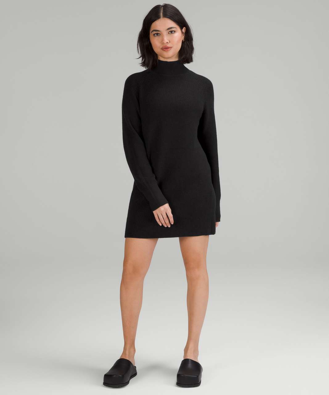 Lululemon Merino Wool-Blend Knit Dress - Black