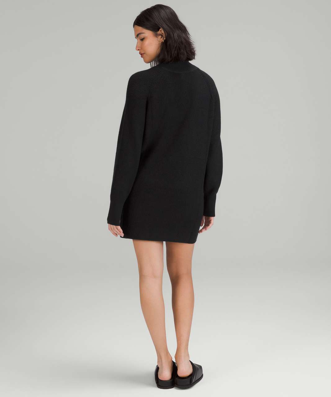 Lululemon Merino Wool-Blend Knit Dress - Black