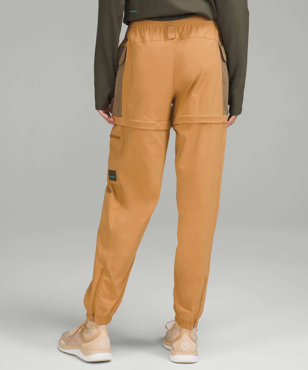 Lululemon Convertible High-Rise Hiking Jogger - Gold Buff - lulu fanatics