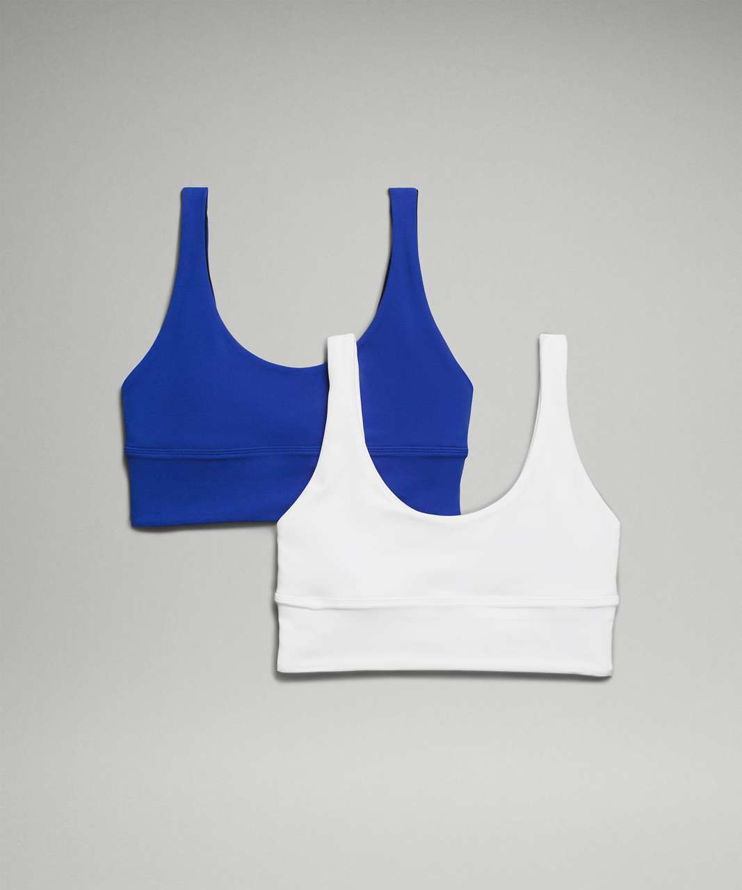 Lululemon Align Bra 2 Pack *Light Support, A/B Cup - Psychic / True Navy /  White / White - lulu fanatics