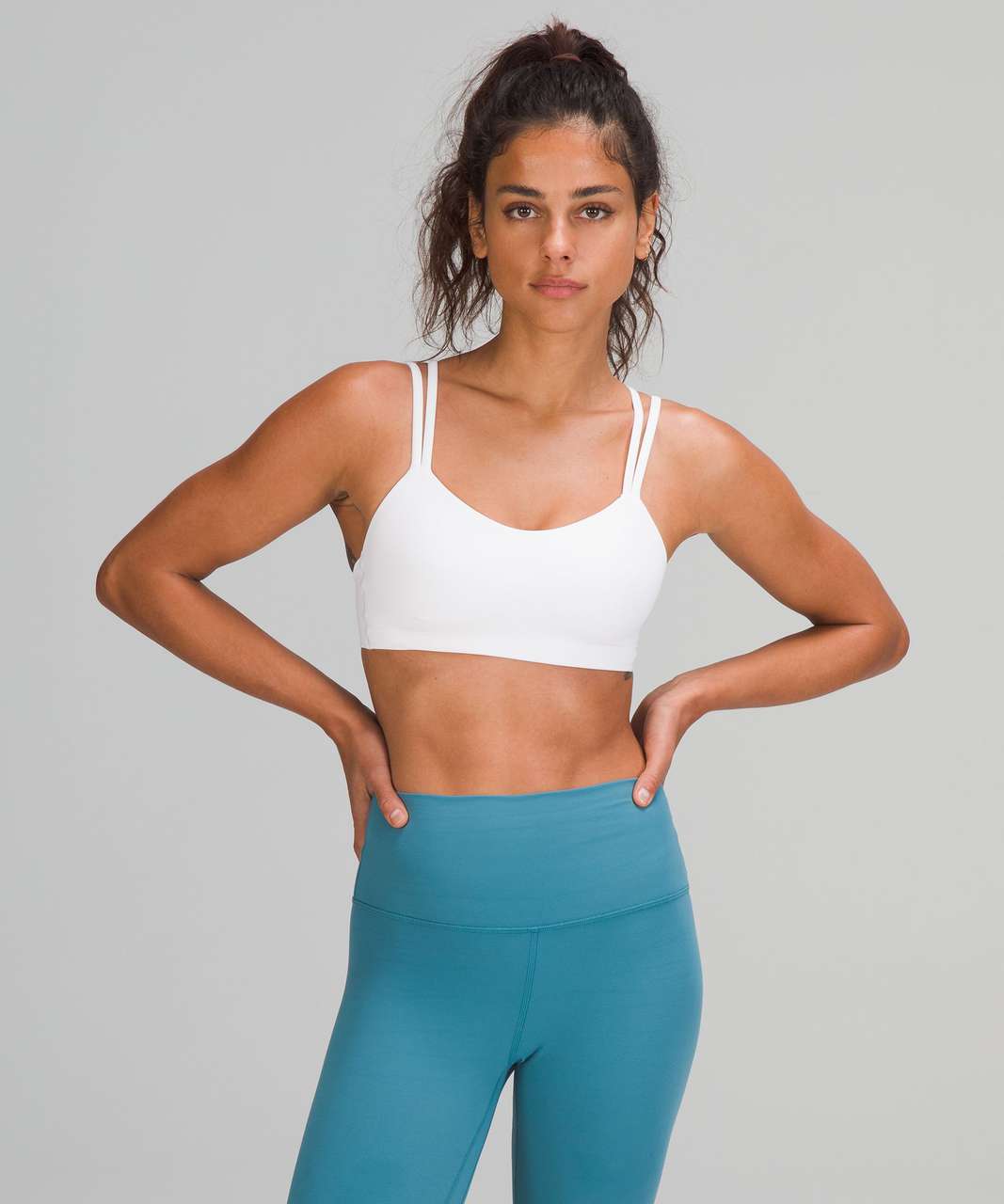 Lululemon Like a Cloud Bra 2 Pack *Light Support, B/C Cup - White / Gull Grey