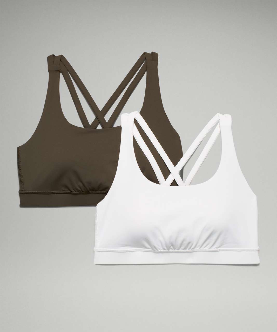 Lululemon Women's Energy Sports Bra Top Racerback Criss Cross Strappy  Active 4