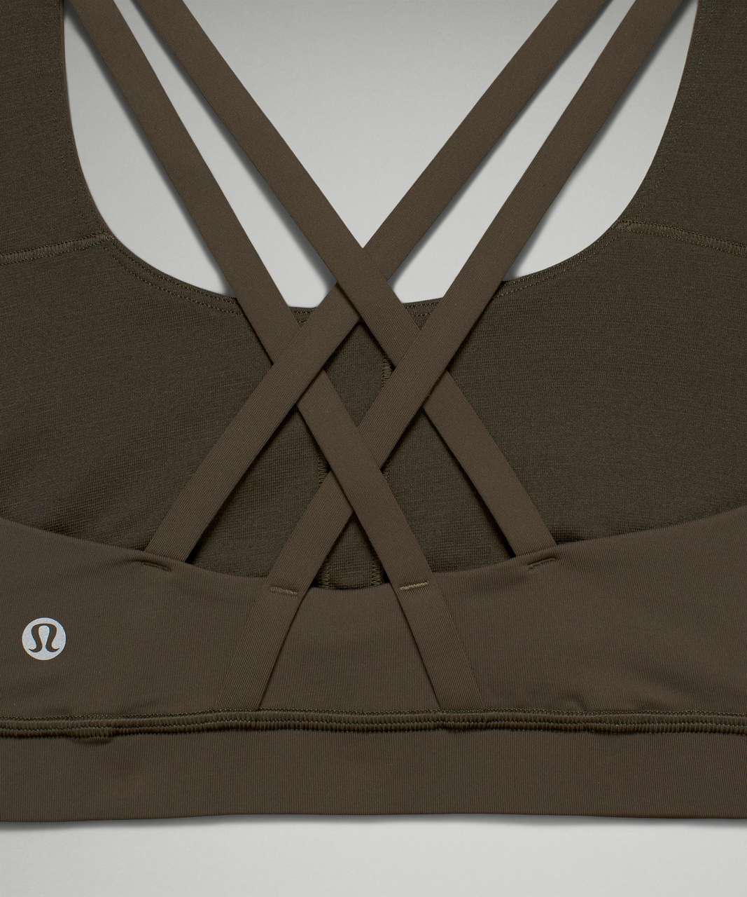 Lululemon Energy Bra 2 Pack *Medium Support, B-D Cups - White / Dark Olive