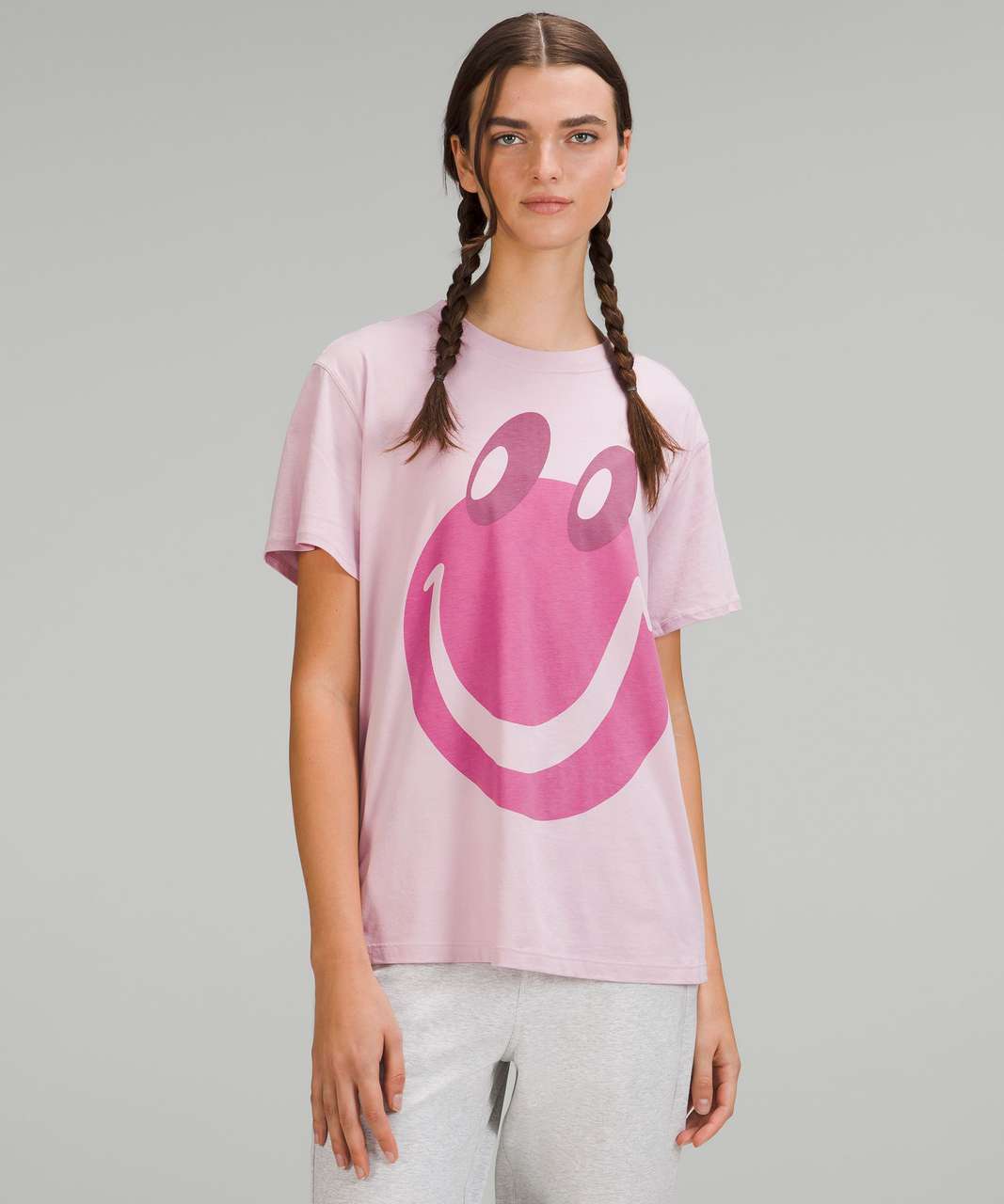 Lululemon All Yours Tee - Cloudy Wash Ripened Raspberry - lulu fanatics