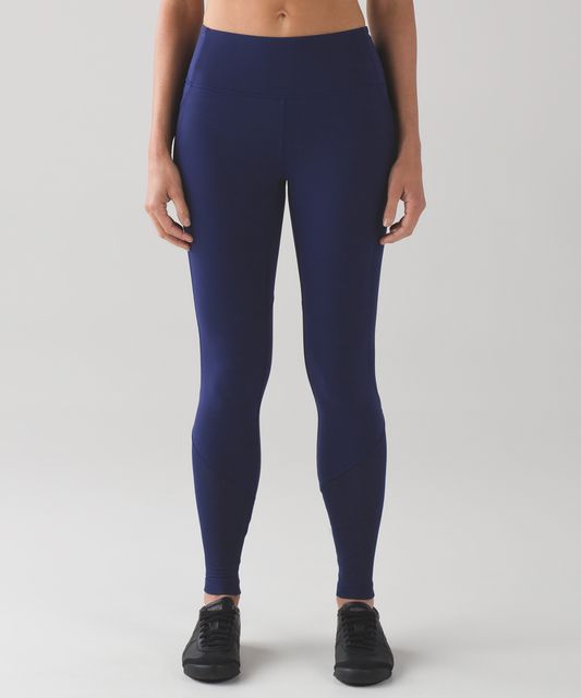 Lululemon Fit Physique Tight - Luon Suited Jacquard Black White