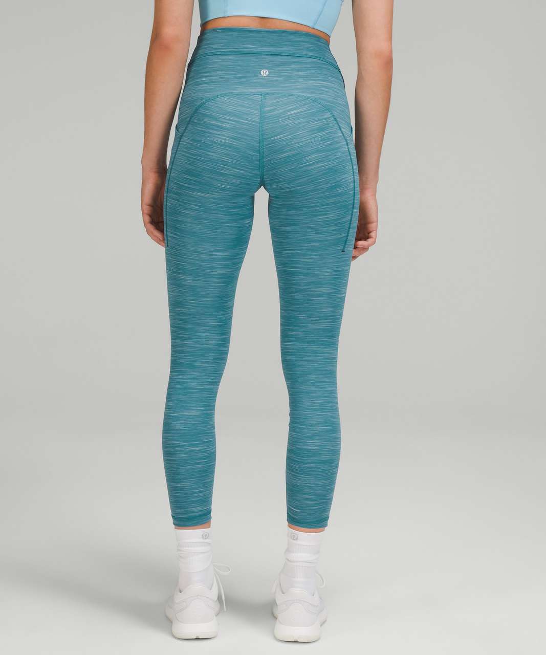 Lululemon Power Thru High-Rise Tight 25 - Mauve Grey - lulu fanatics