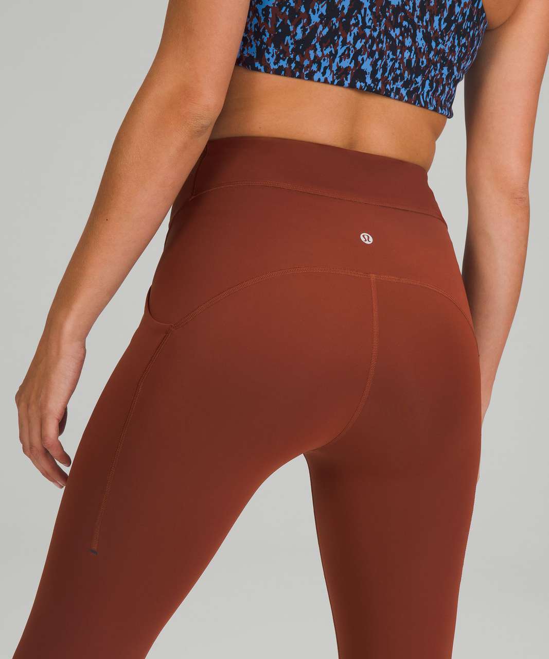 Lululemon Power Thru High-Rise Tight 25 - Date Brown - lulu fanatics