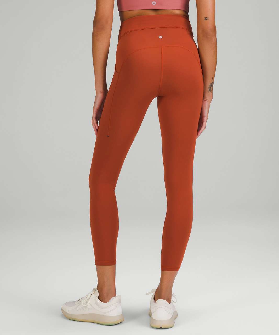 Lululemon Power Thru High-Rise Tight 25" - Aztec Brick