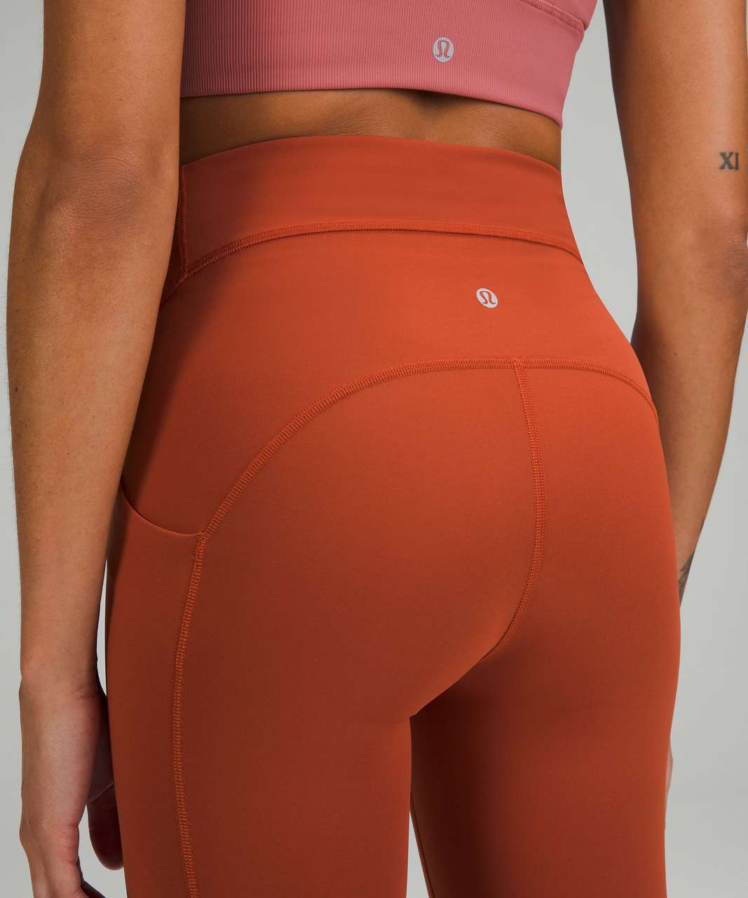 Lululemon Power Thru High-Rise Tight 25" - Aztec Brick