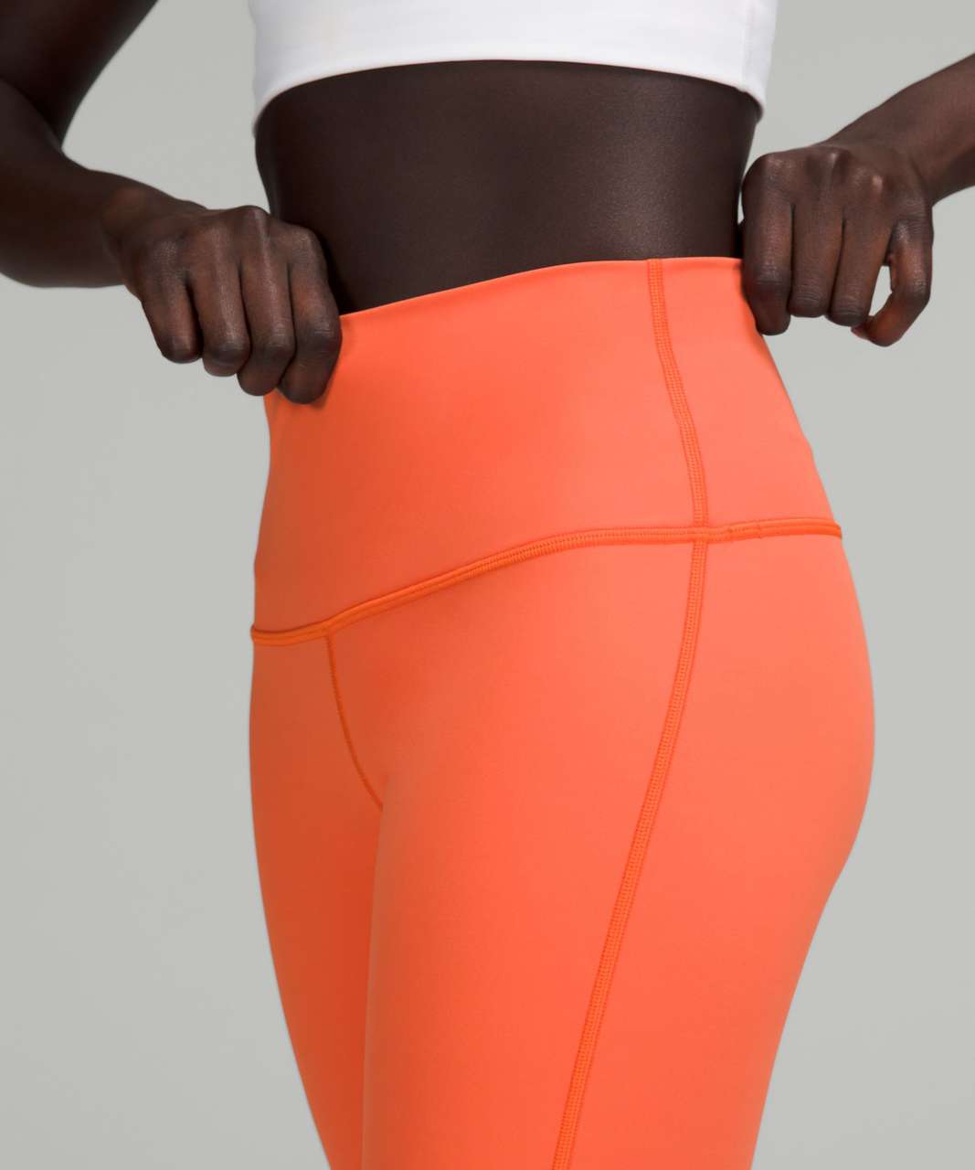 Lululemon Wunder Under High-Rise Tight 25" *Full-On Luxtreme - Warm Coral